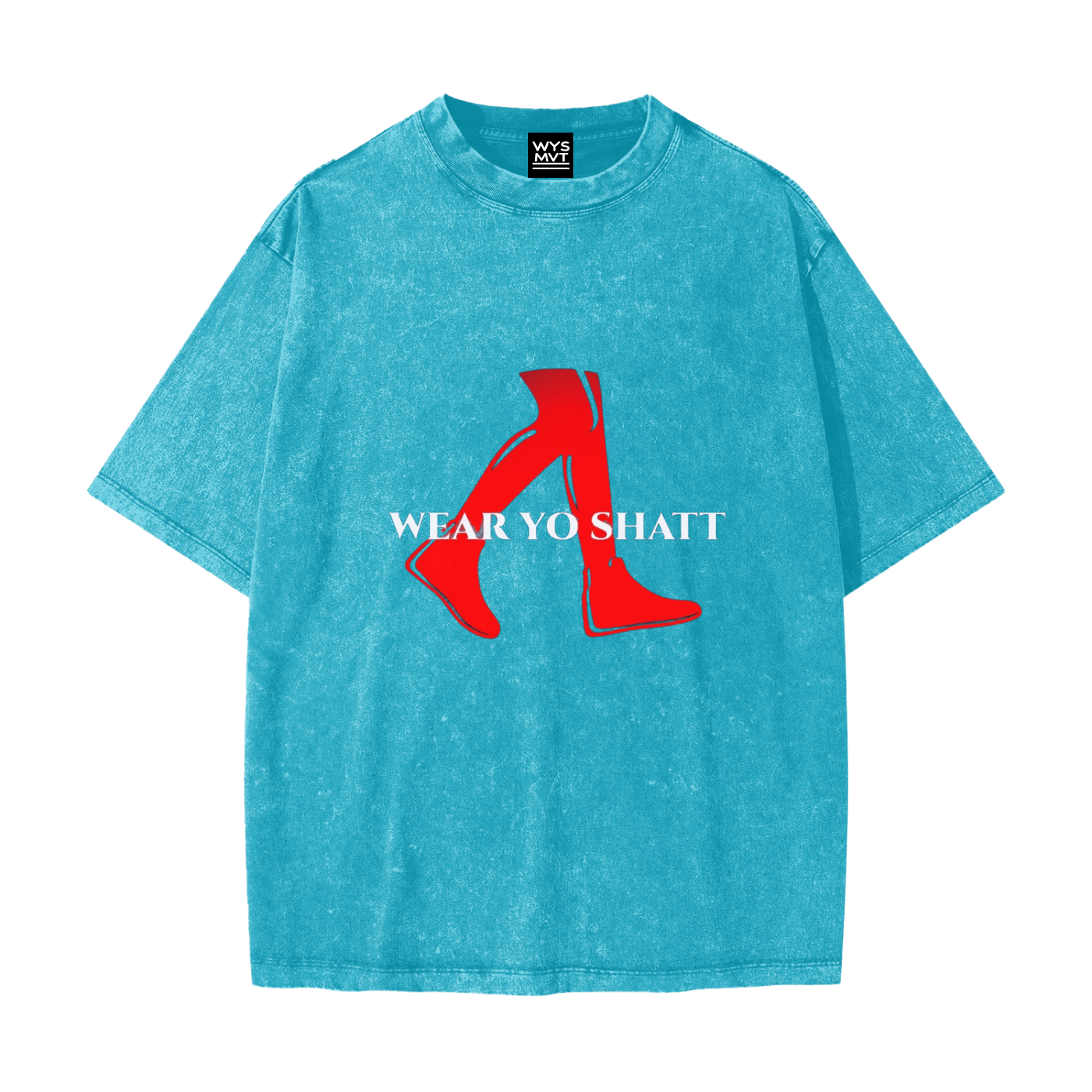 Heavyweight Snow Washed T-Shirt Classic WearYoShatt Logo