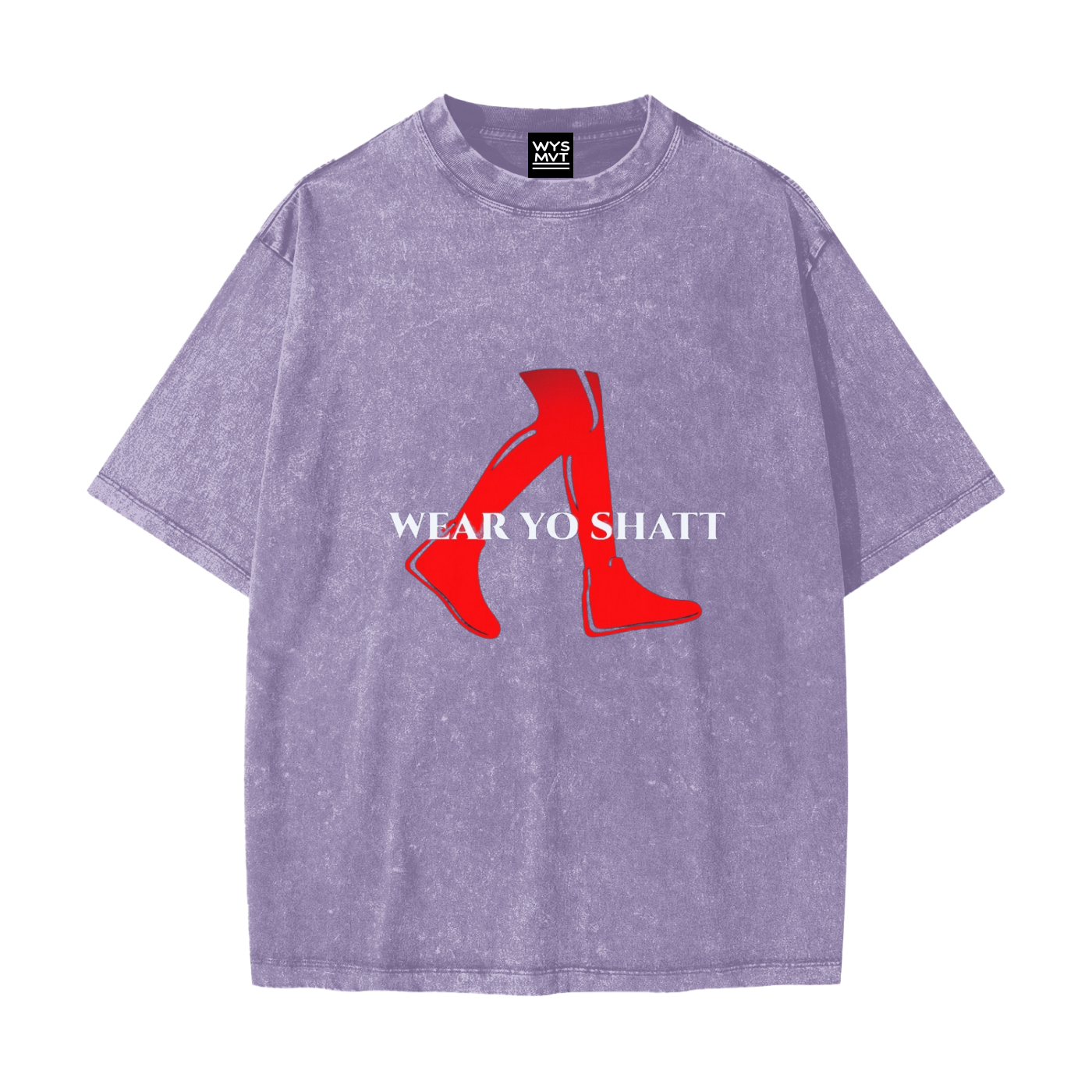 Heavyweight Snow Washed T-Shirt Classic WearYoShatt Logo