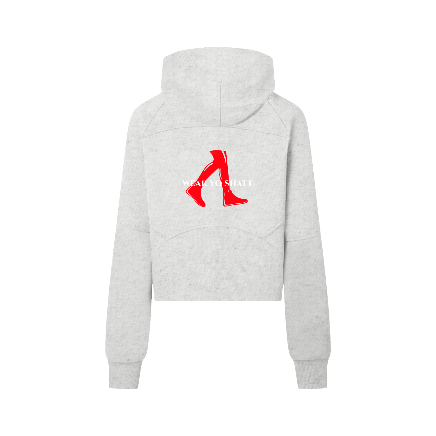 Cropped Half-Zip Hoodie
