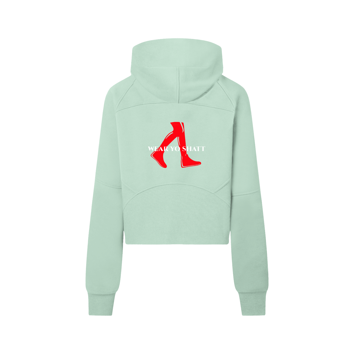 Cropped Half-Zip Hoodie