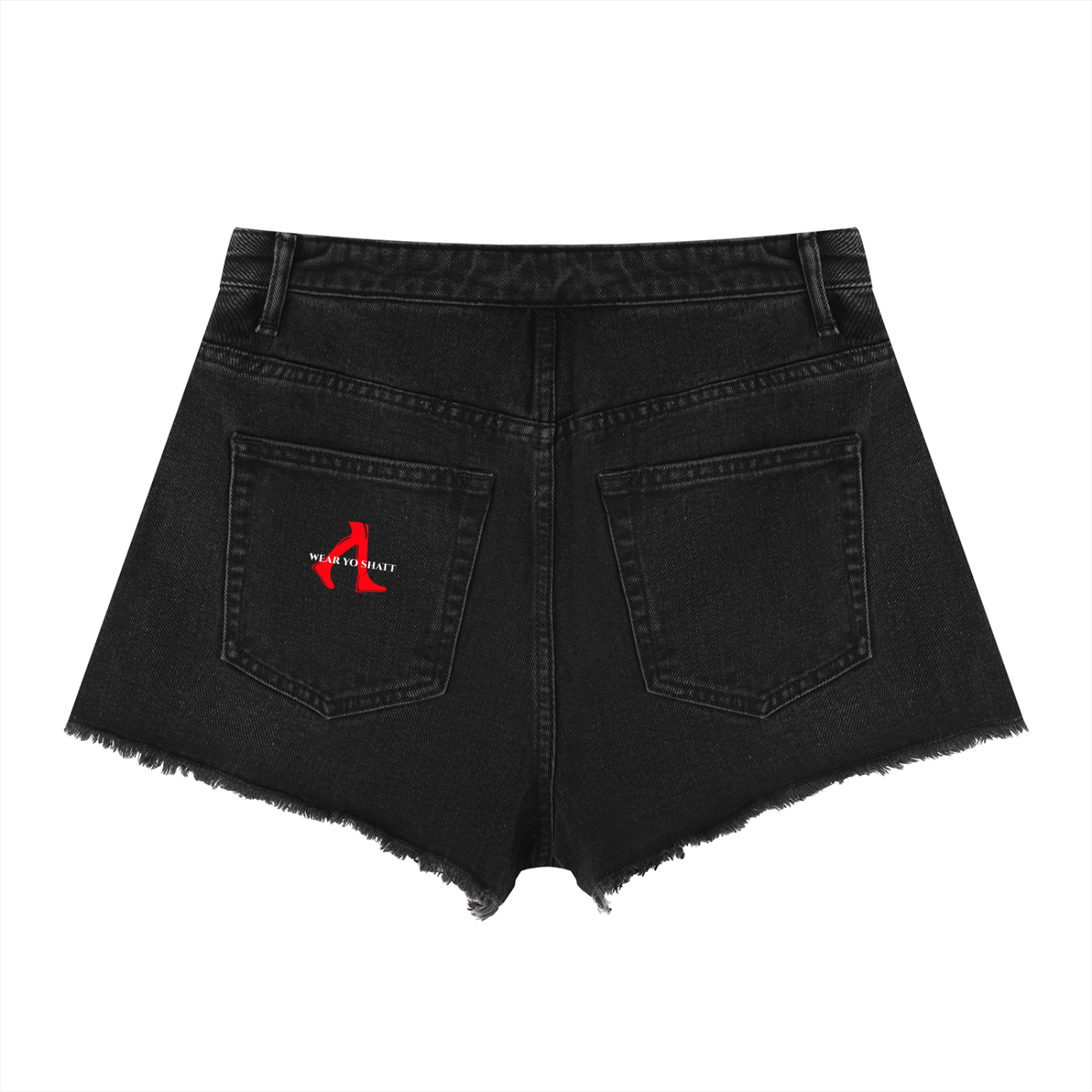 Women’s Vintage Wash High Rise Denim Shorts