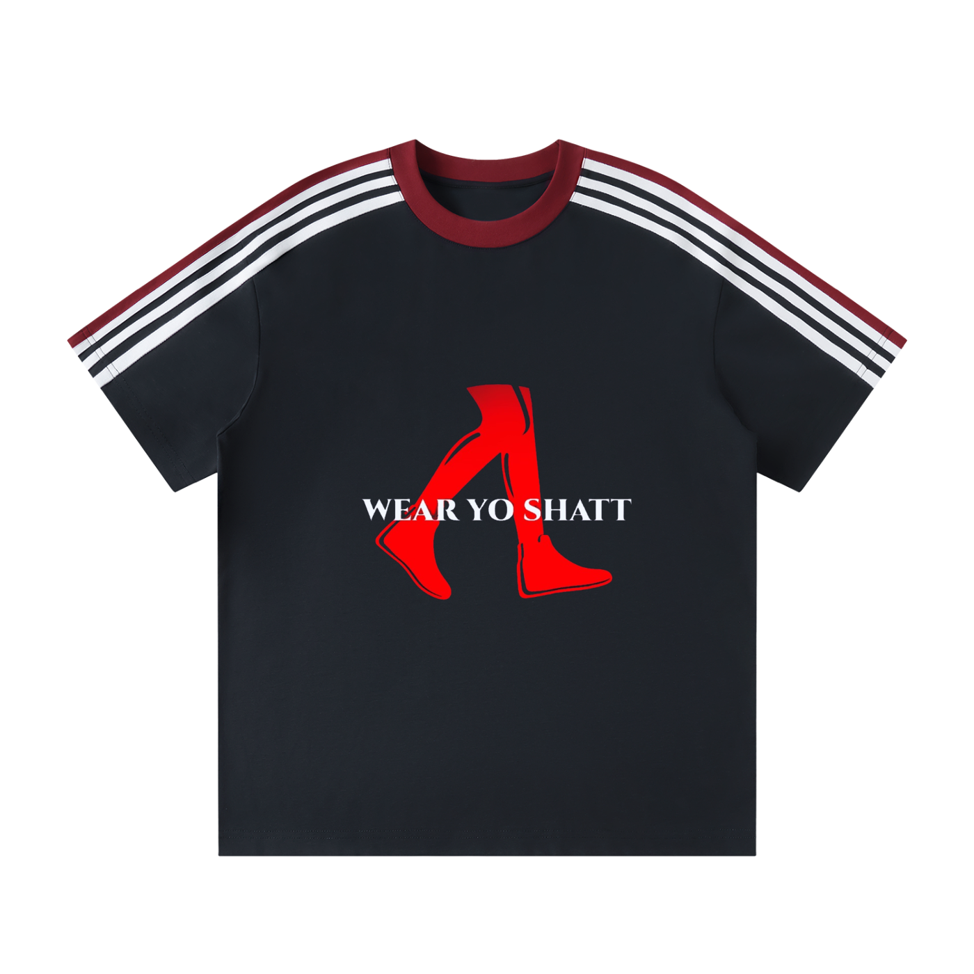 Striped T-Shirt (Classic Logo)