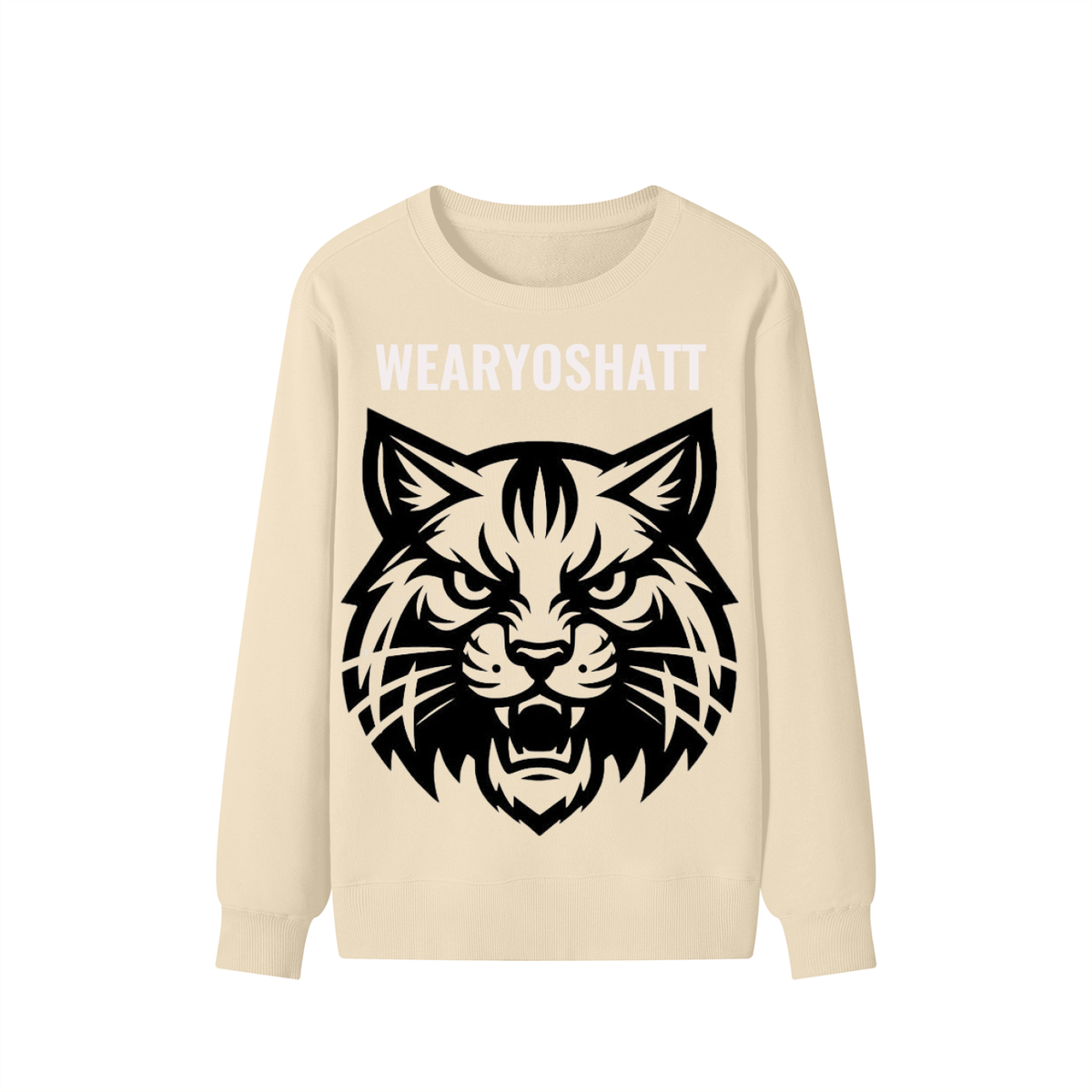 Unisex Cotton Sweatshirt (Tiger Logo)