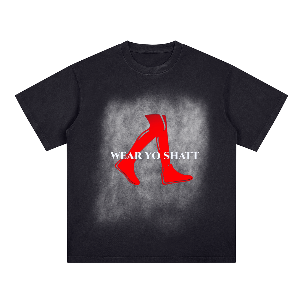 Square Patch Washed T-Shirt