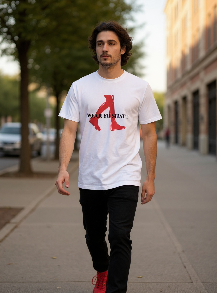 WearYoShatt White T-Shirt