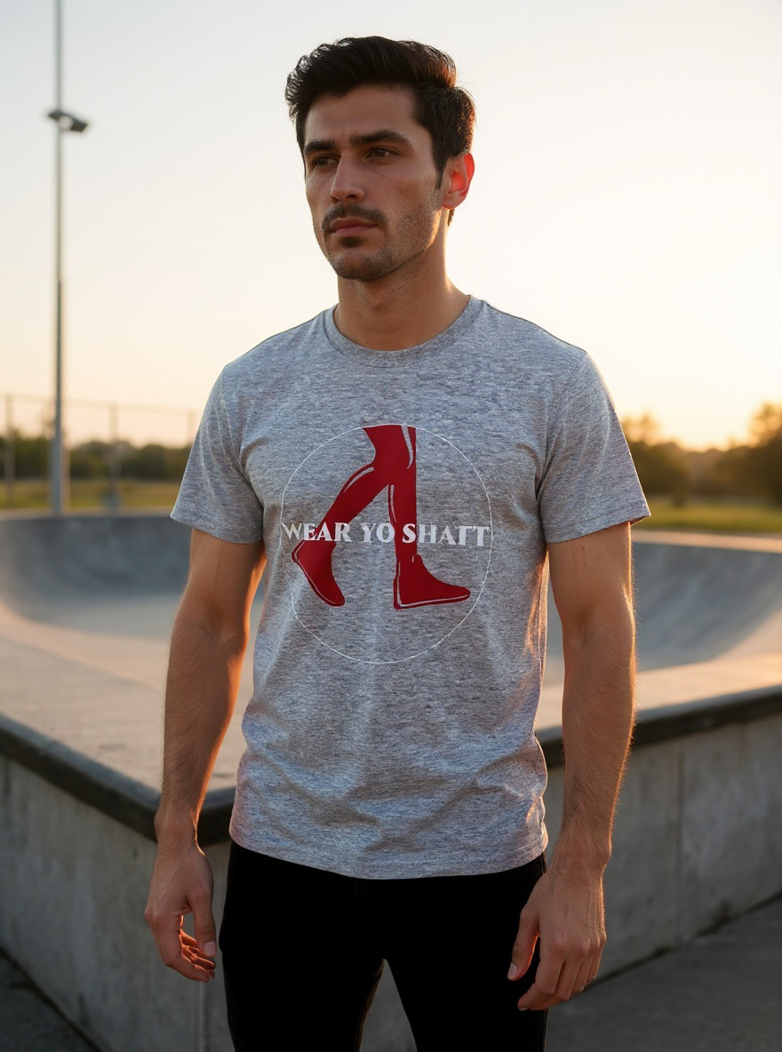 WearYoShatt Gray T-Shirt