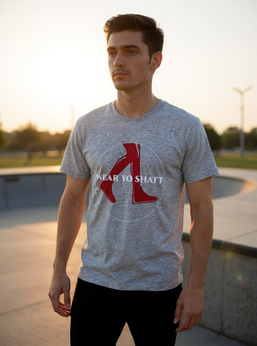 WearYoShatt Gray T-Shirt