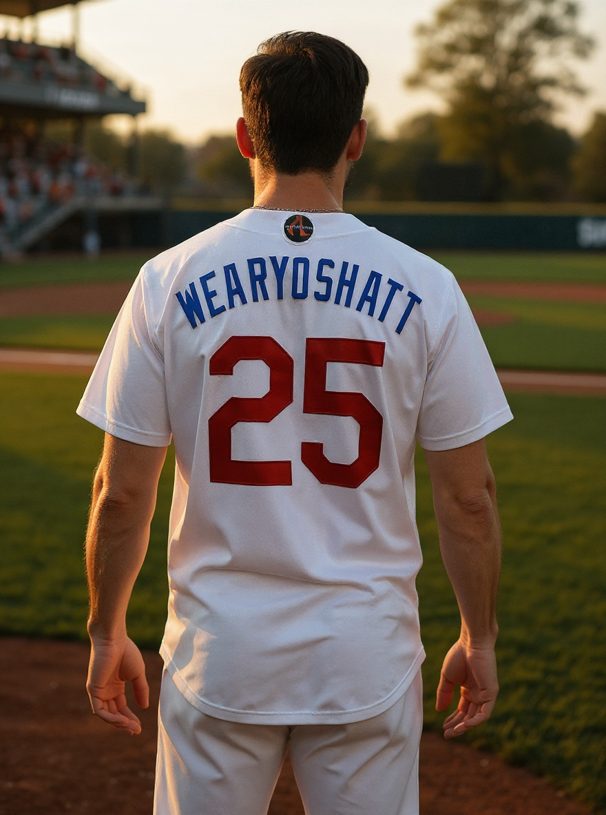 LA Doger Colors Baseball Jersey #25