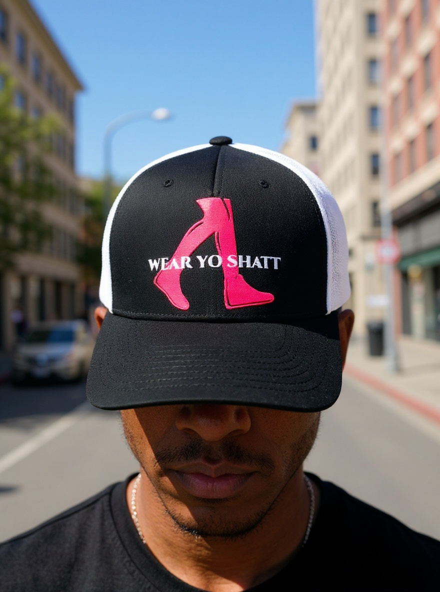 WearYoShatt Hat Black/White