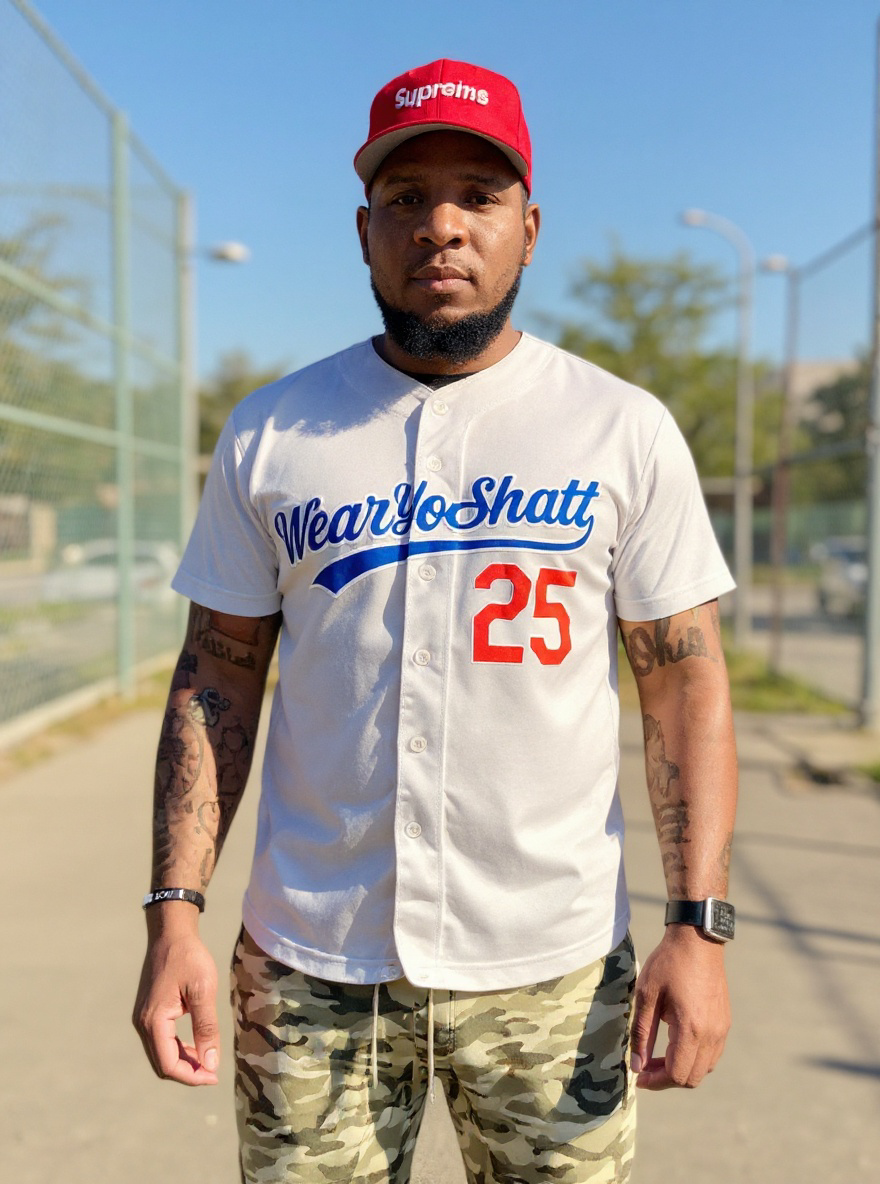 LA Doger Colors Baseball Jersey #25