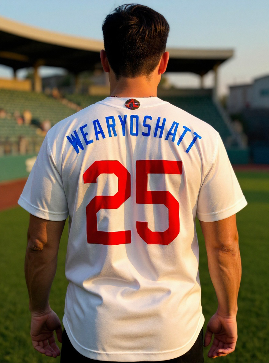 LA Doger Colors Baseball Jersey #25