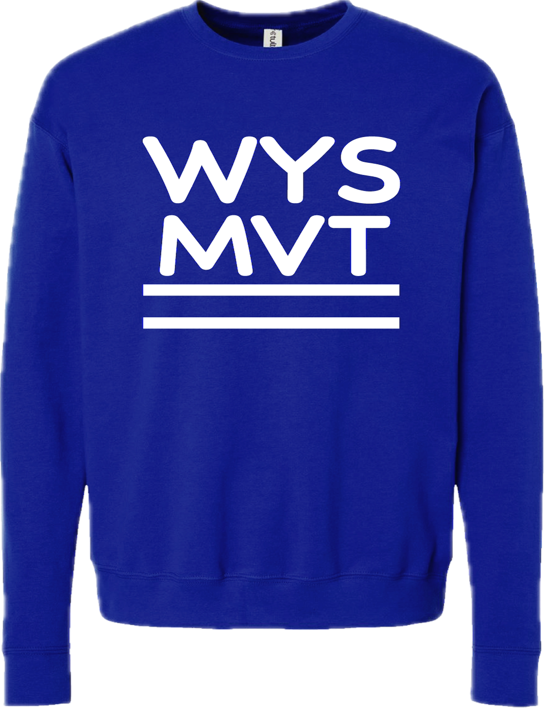 Blue Crew Neck Sweater