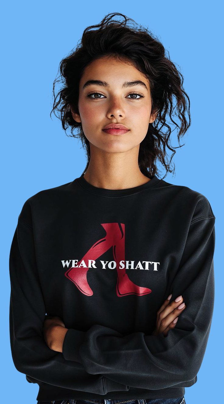 Black Crew Neck Sweater