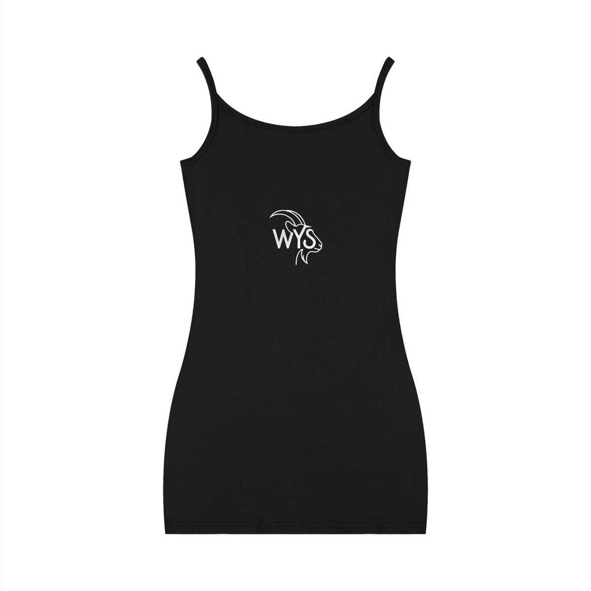 Women's Solid Tight Sleeveless Dress WearYoShatt Movement Logo