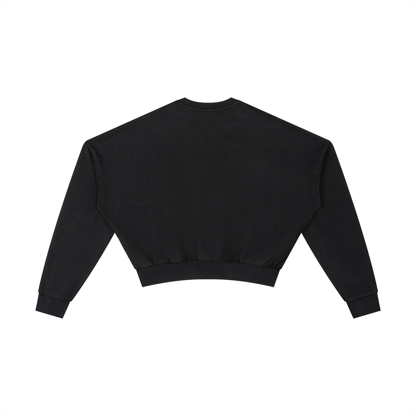 Women Vintage Washed Cropped Sweatshirt (Classic Logo)