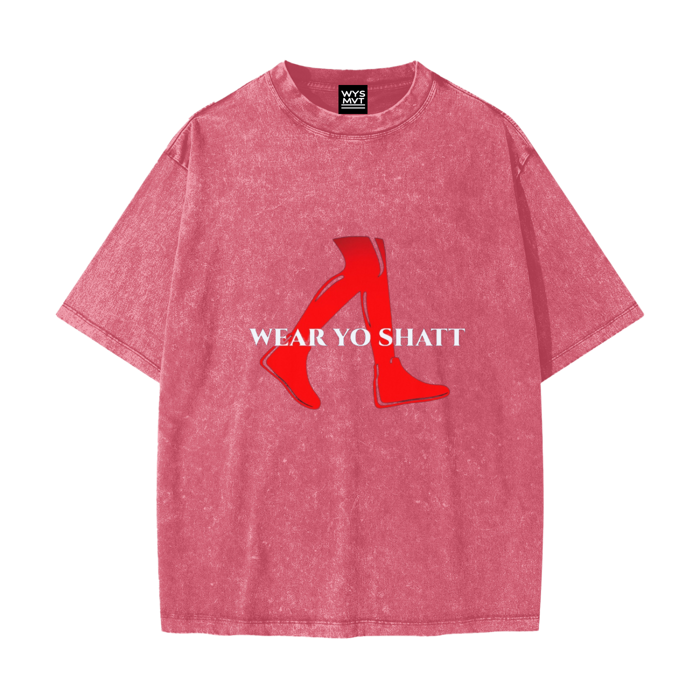 Heavyweight Snow Washed T-Shirt Classic WearYoShatt Logo