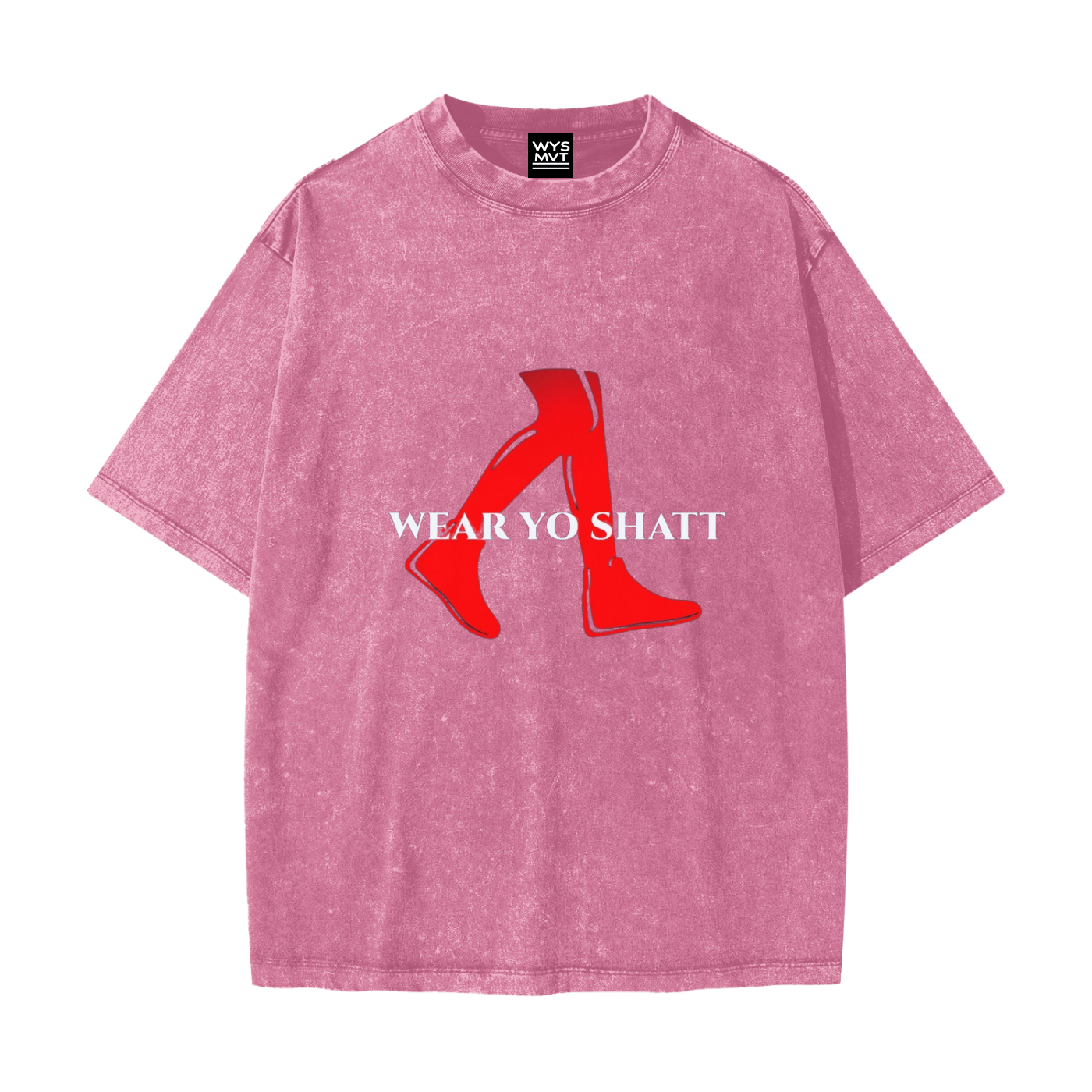 Heavyweight Snow Washed T-Shirt Classic WearYoShatt Logo