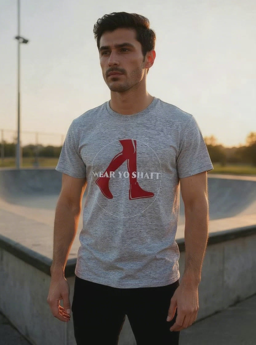 WearYoShatt Gray T-Shirt