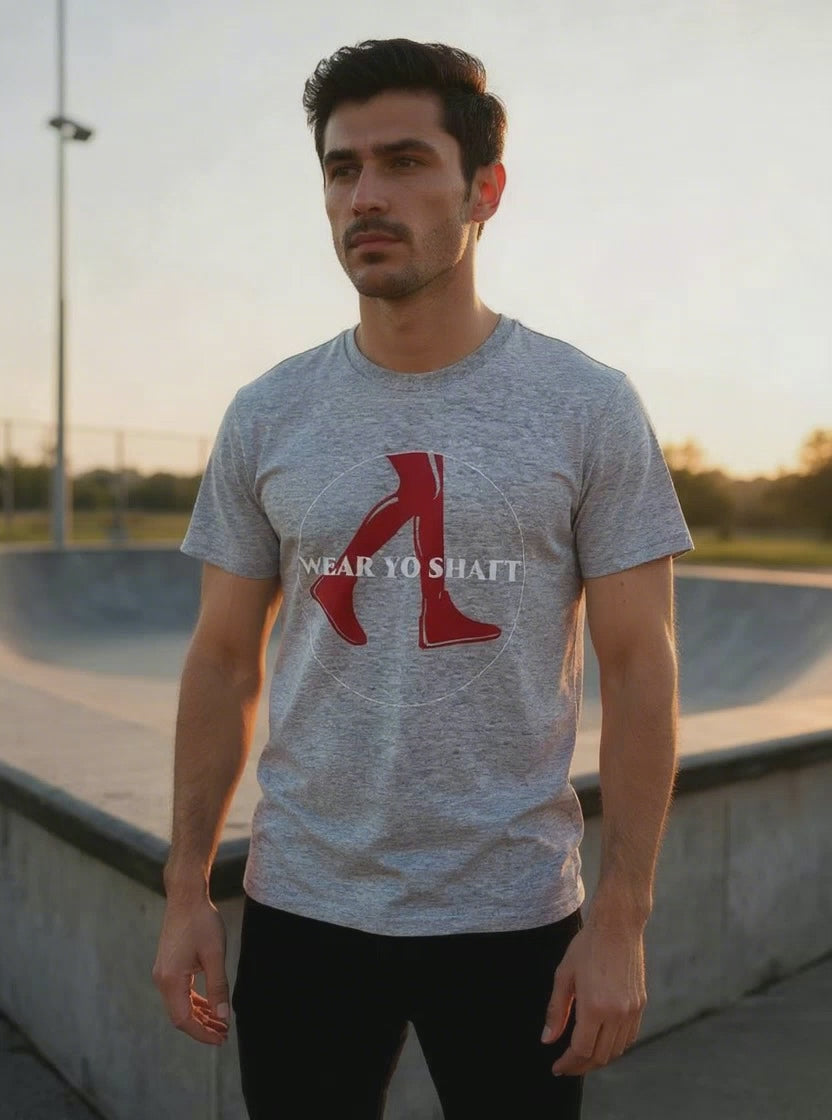 WearYoShatt Gray T-Shirt